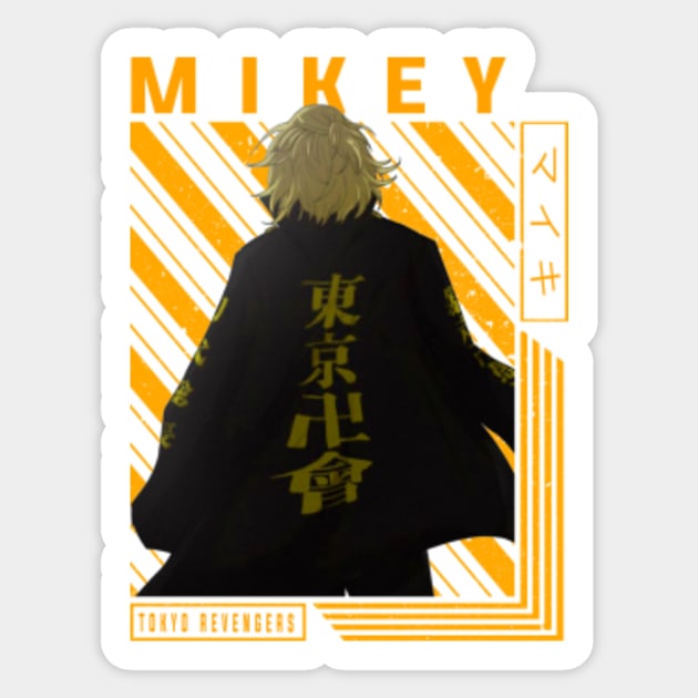 MikeyTokyo Revengers Mikey Sticker TeePublic